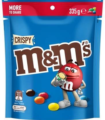 m&m's Crispy Rice Center Crunch That Contrasts With The Smooth Milk Chocolate Shell Bites