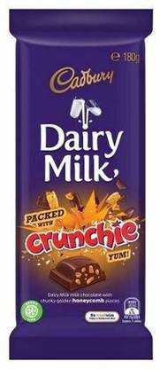 Cadbury Dairy Milk Crunchie With Chunky Golden Honeycomb Pieces (IMPORTED) Bars
