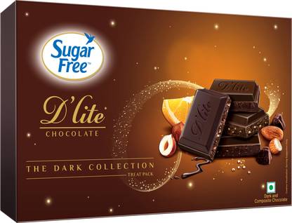 Sugarfree D'lite The Dark Collection Assorted Gift Pack Chocolate Bars