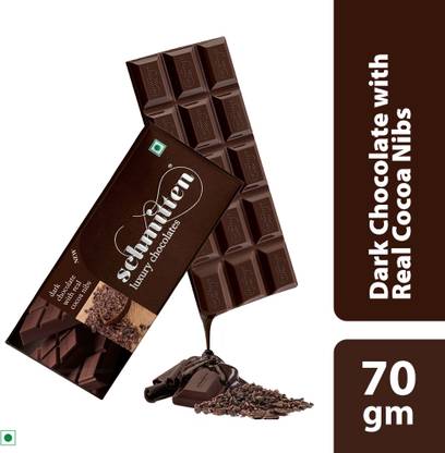 Schmitten Dark Chocolate with Real Cocoa Nibs Bars