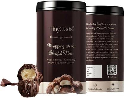 TinyGlads Tropical Coconut Truffles Jar, 250 Grams Truffles
