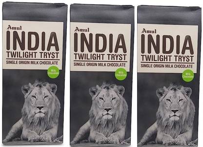 Amul Single Origin lion Milk Chocolate Bars
