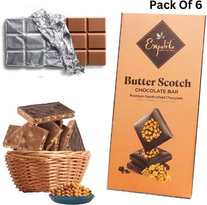Expelite Butterscotch Chocolate Bar Combo | 35 Grams Each (Pack of 6)|Chocolate Gift Pack Bars