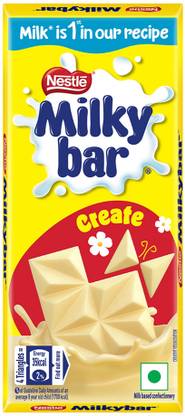 NESTLE Milkybar, yummy creamy treat, made with milk Bars
