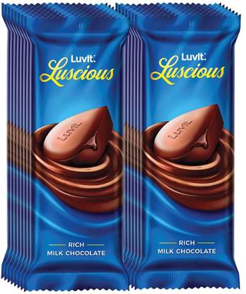 LuvIt Luscious Milk Chocolate Bars |Deliciously Smooth | Bars