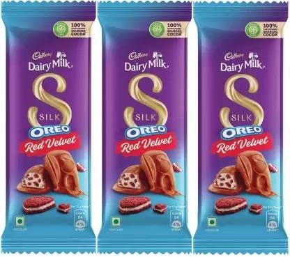 Cadbury DAIRY MILK SILK RED VELVET Bars Price in India - Buy Cadbury ...