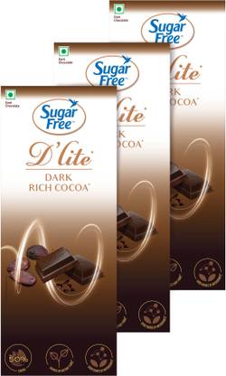 Sugarfree D'lite Rich Cocoa Dark Chocolate Bars