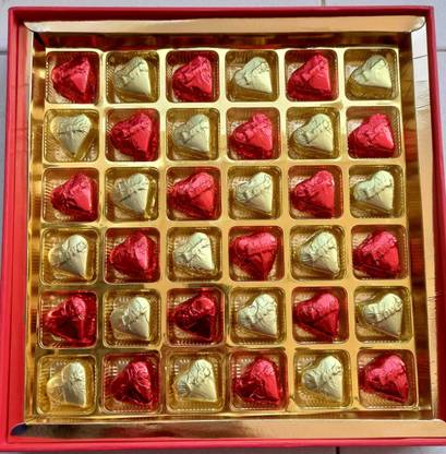 razzledazzle Heart Shape Dry Fruits Chocolate Bites