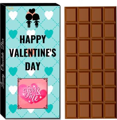 Expelite Valentines Day Chocolate Gift For Boyfriend -You And Me Forever Chocolate Gift Bars
