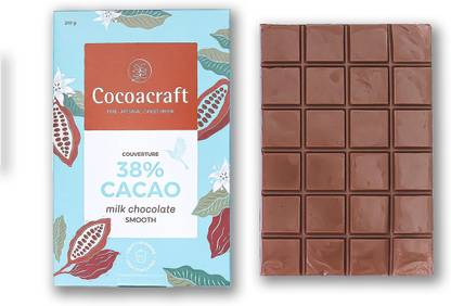Cocoacraft 38% Cocoa Milk Chocolate Couverture Bars