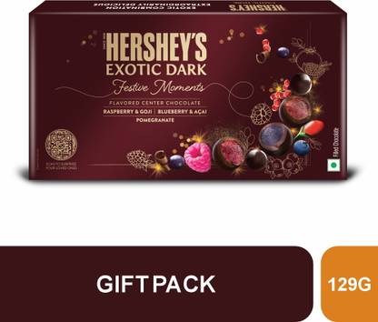 HERSHEY'S Exotic Dark Premium Chocolates Truffles