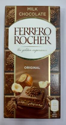 FERRERO ROCHER Original Milk Chocolate Bar Bars