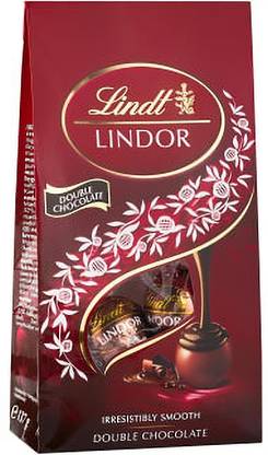 LINDT Lindor Double Chocolate Individually wrapped Balls of Milk chocolate Truffles