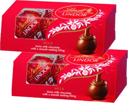 LINDT LINDOR Milk Cornet Truffles