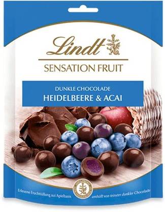 LINDT Sensation Fruit Blueberry & Acai Berry, Truffles