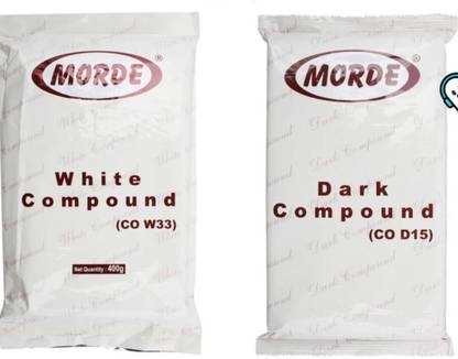 Morde dark and white compound chocolate bar 400 gm ( pack of 2 ) 800gm Bars