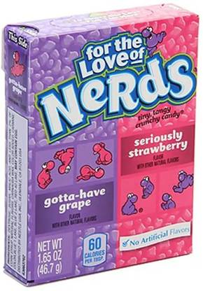 NERDS Grape & Strawberry | Tiny, Tangy Crunchy Candy Crackles