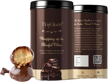 TinyGlads Silky Belgian Truffles Jar, 250 Grams Truffles
