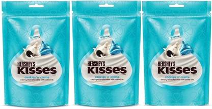 HERSHEY'S Kisses Cookies & Creme Chocolate Fudges