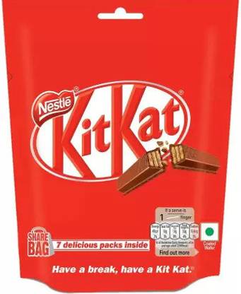 NESTLE Kitkat Finger Wafer Bar Share Bag Bars 126 g Bars