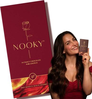 Nooky Premium Dark Chocolate for Men & Women For Uplifting Mood best Gift For Couples Bars