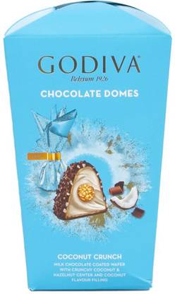 Godiva Chocolate Domes Coconut Crunch And Hazelnut Filling Imported Bites