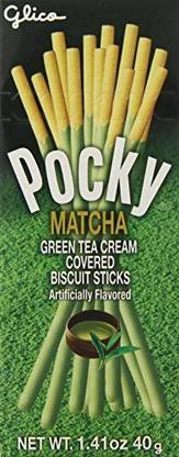 Pocky Matcha Green Tea Biscuits Sticks Imported Bites