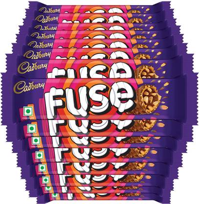 Cadbury Fuse Peanut & Caramel filled Chocolate Bars