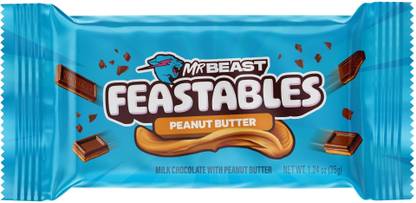 Mr Beast Feastables Peanut Butter Chocolate New Pack with Delicious Bars