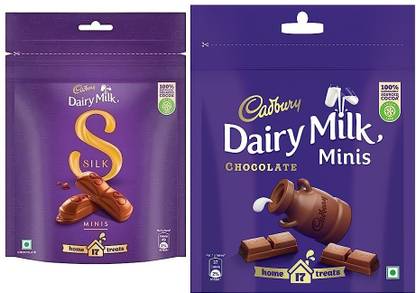 Cadbury Dairy Milk Silk Chocolate & Milk Chocolate Bars
