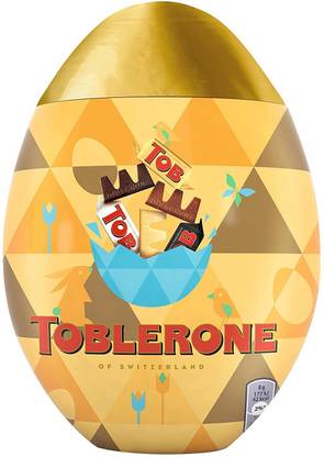 Toblerone Plastic Egg with Assortment of 3 Mini Chocolate Bars