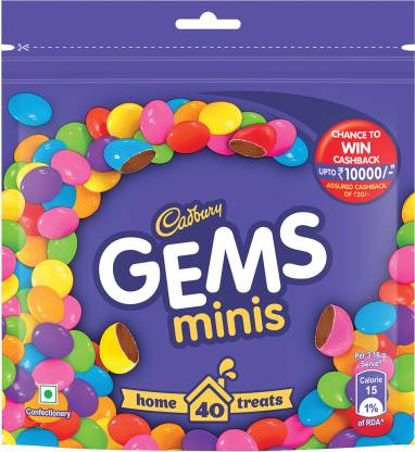 Cadbury Gems Home Treats Chocolate Pack Crackles Price in India - Buy ...