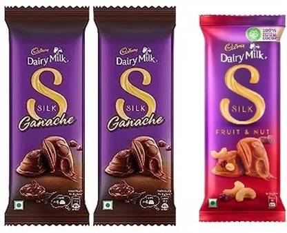 Cadbury Dairy Milk Silk Ganache Chocolate Bar & Silk Fruit and Nut Chocolate Bars