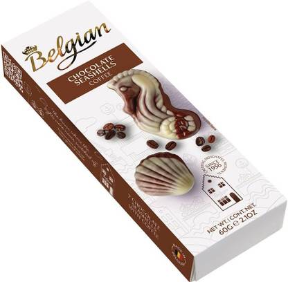 belgian Coffee Chocolate Seashells | Coffee Flavored Chocolate Truffles