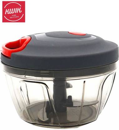 Kwik by KWIK Mini Chopper 450 ml Stainless steel blade Ultra sharp with Blender (2in1) Vegetable & Fruit Chopper