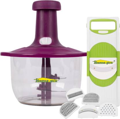 Home-pro Slicer & Grater | 1500 ML Capacity Hand Chopper | Vegetable & Fruit Chopper