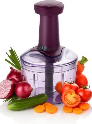 Excellent Steel Large Manual Hand - Press Chop Fruit, Mixer Cutter to Cut| 1000 ML Vegetable & Fruit Chopper