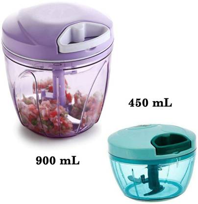 Flipkich Combo of 900ml + 450ml Vegetable And Fruit Chopper Vegetable Cutter Vegetable & Fruit Chopper