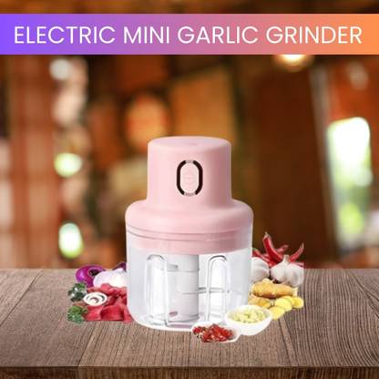 SACRO Mini Rechargeable Chopper, Electric Chopper for Onion, Garlic and VegetableC351 Electric Vegetable & Fruit Chopper