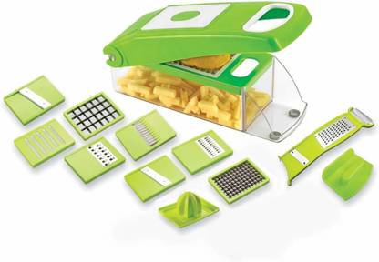 KP ART - by Lemon Grass High Quality 12 in 1 Chipser, Slicer and Grater Vegetable & Fruit Grater & Slicer
