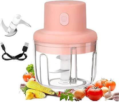 The Whimsify Store The Whimsify Store USB Rechargeable Garlic, Meat & Vegetable Chopper Electric Vegetable Chopper