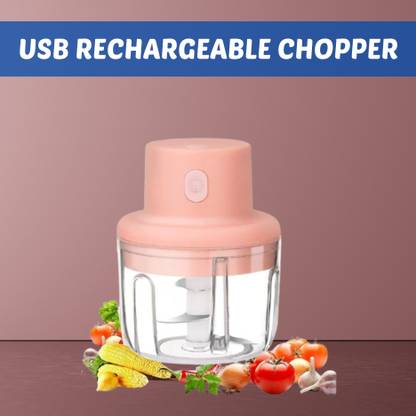 Clairbell Chopper (Electric Rechargeable Chopper) for Kitchen Vegetable Garlic Onion E281 Electric Vegetable & Fruit Chopper