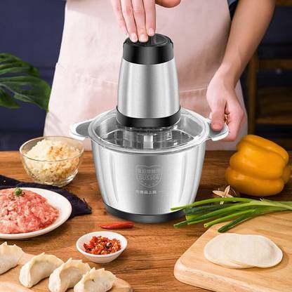 KAMALY Grinder Stainless Steel with Bowl 250W for Vegetables Garlic Fruit&Nuts Electric Electric Vegetable & Fruit Chopper