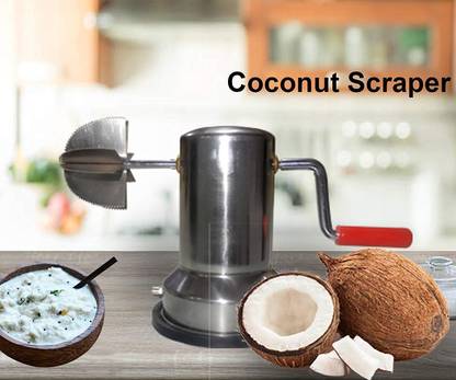 SUNCLOCK Stainless Steel Coconut Scraper Shredder ' Coconut Scraper