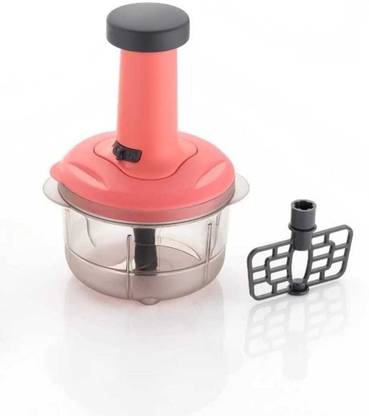 Taars Manual Push Chopper For Kitchen Vegetable & Fruit Chopper (Capacity 800ml) Vegetable & Fruit Chopper