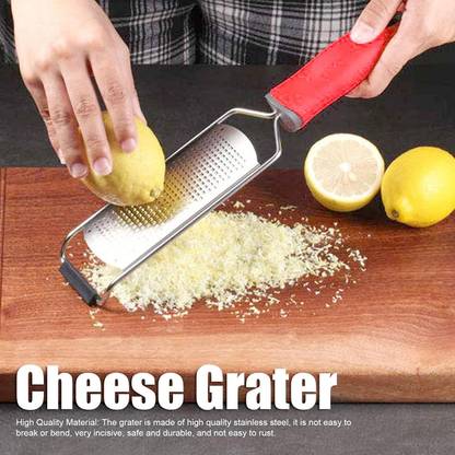 openZest by NA Stainless Steel Sharp Blade Zester For Cheese Lemon, Root Vegetables Grater