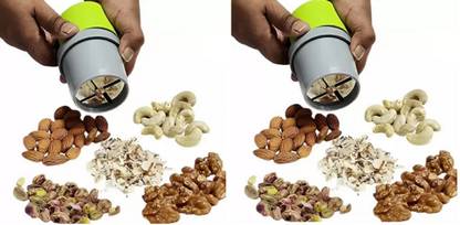 Upheavel Easy Use DryFruit Slicer & Cutter For Perfect Chopping Of Dry Fruits (Set Of 2) Fruit Grater
