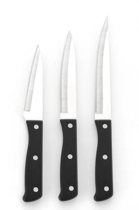 MAGICSPOON Rivet Knife Set For Kitchen with Stainless Steel Blade ( 3 Pcs Set) Vegetable & Fruit Chopper
