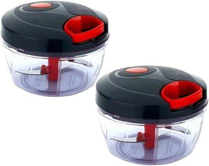 Kwik by Kwik Combo Of 2 Handy Dori Chopper Vegetable & Fruit Chopper
