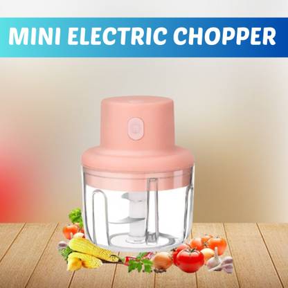 Clairbell Chopper (Electric Rechargeable Chopper) for Kitchen Vegetable Garlic Onion E96 Electric Vegetable & Fruit Chopper